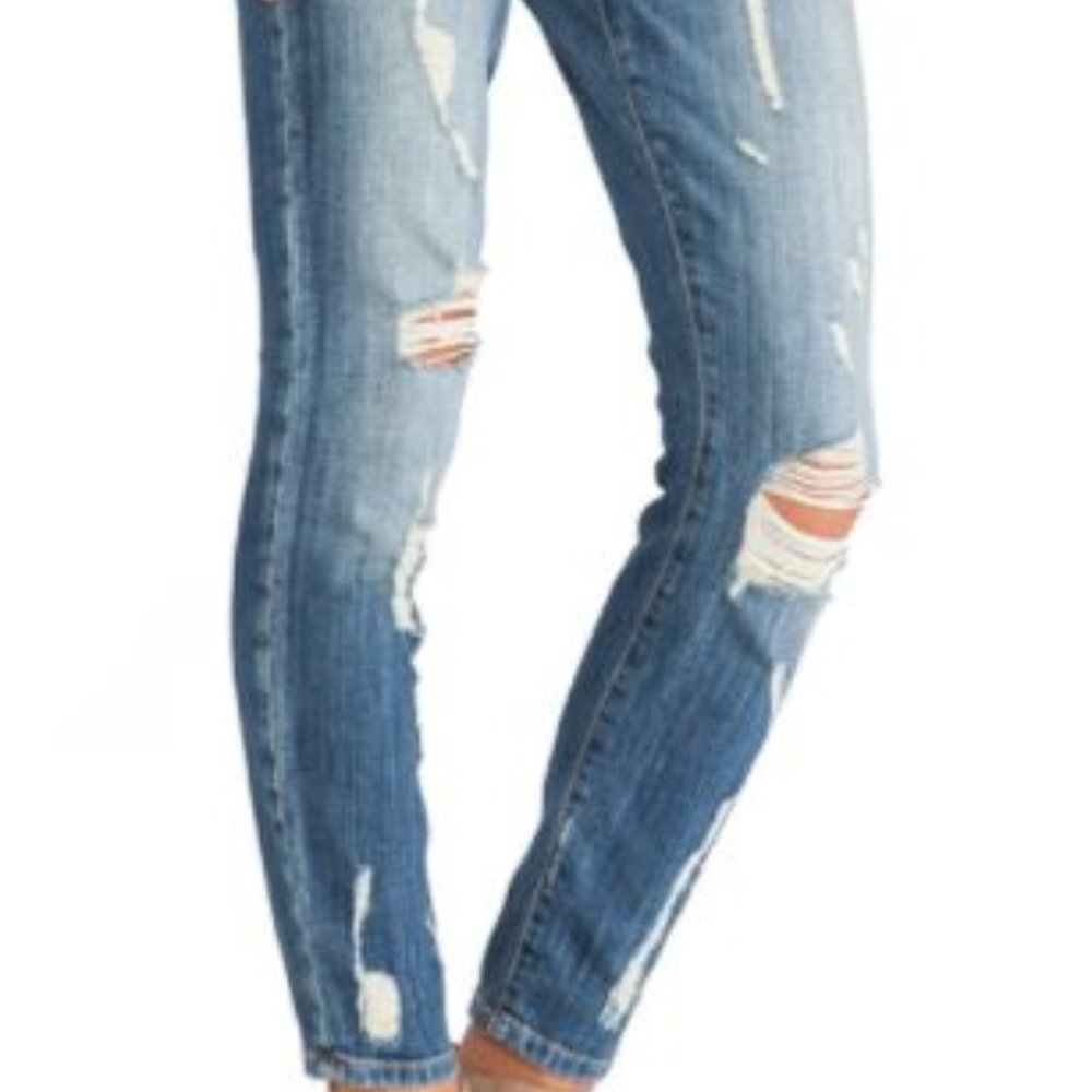 Current/Elliot Jeans Jodie Stiletto Blue Size 26 - Picture 3 of 13